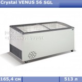 Морозильний лар з гнутим склом Crystal ВЕНУС 56 SGL